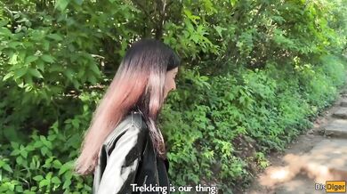 If you come second to this mountain - you'll be walking around with cum on your face in front of people! - Crazy Public Cumwalk