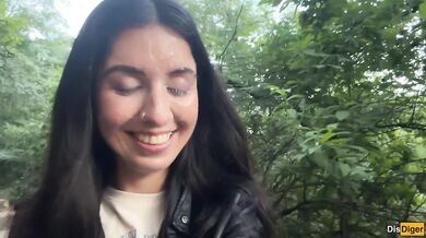 If you come second to this mountain - you'll be walking around with cum on your face in front of people! - Crazy Public Cumwalk