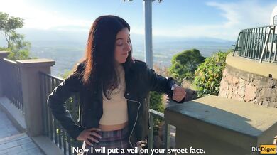 If you come second to this mountain - you'll be walking around with cum on your face in front of people! - Crazy Public Cumwalk