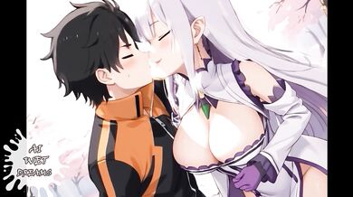 Re:Zero - EMILIA'S FIRST TIME!! TRIPLE CREAMPIE & CUM IN MOUTH!!! - ASMR/JOI/ROLEPLAY