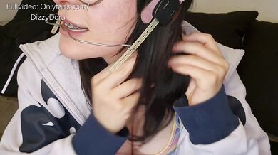 BRACES FETISH HEADGEAR MASTURBATION BIGTITS
