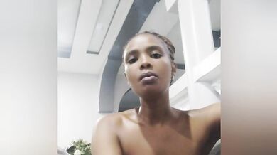 Village babe first time smoking