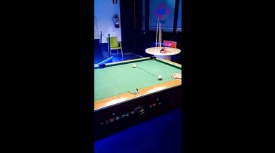 Carla plays 9 ball. Facefuck, anal, pussy eating, anal creampie