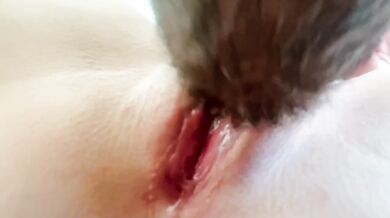 He licks my little pussy to end up fucking me //French Amateur