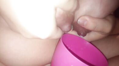 Milk from the tits of a young mother. Selection.