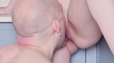 FRESHLY SQUEEZED: Passionate morning sex, wet pussy licking, dripping bj, and a dripping creampie
