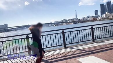A beautiful woman who walks around the city naked in the middle of winter with just a coat