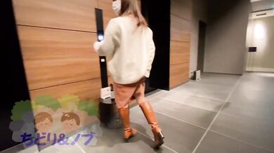 A beautiful woman who walks around the city naked in the middle of winter with just a coat