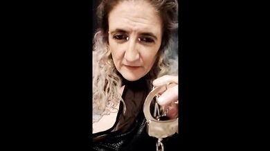Selfbondage accident. Ropes, handcuffs, girl in trouble, anal, anal cumshot, blowjob