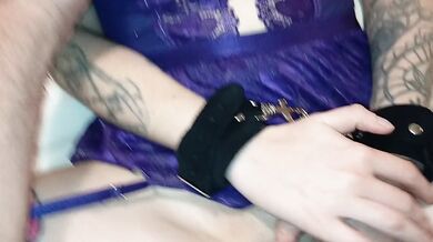 petite skinny babe hot lingirie squirts and fucked POV