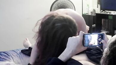 Hotwife fucks husbands friend and has multiple orgasms!