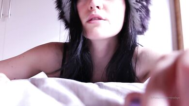 eastern european petite brunette sucks the life out blowjob very sloppy by Domino Faye