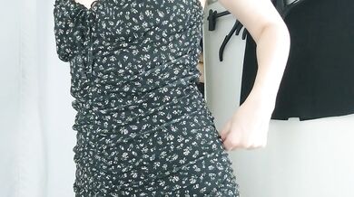 Sexy Big Ass Student Try on Clothes and Gets Wet in Public Fitting Room- by OF Model @Misscabrera