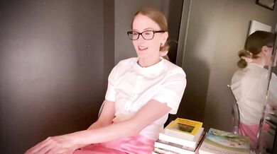 Librarian Catches You Jerking Off Femdom JOI