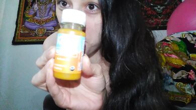 Hairy Girl Health Food Enthusiast Drinking Healthy Juice Drinks Food Fetish Naked Nude Woman Eats