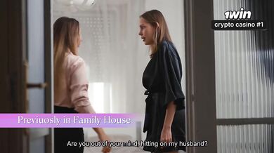 Tied Step Sister Milan Cheek fucked by Step brother and Aunty in Share bed 3some sex - Family House S1E5