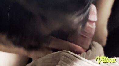 Sexy Latina is working and gets naked to masturbate and touch me