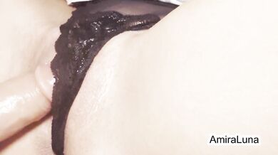 Subway Made MY Day really Wet!! - 18 year old explores Pussy Creampie - CUMSHOT!