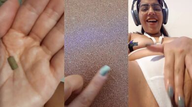 Giantess Fetish - A little thing is lost and the giantess Mica offers help in exchange for pleasure.