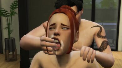 Insatiable wife wants cock in the kitchen. THE SIMS4.