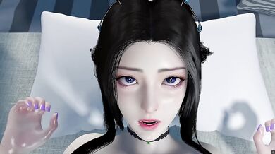 3D big cosplay slut have a hardcore sex with big dick stranger