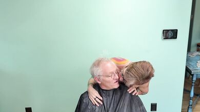 Mertenta Cuts Hubby's Hair-February Edition - Full Video on Fansly & OnlyFans @Mertenta