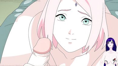 Sakura fucks Sasuke hard after returning from a mission