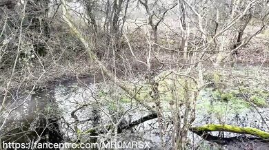 Crazy wife sucking dick in the forest huge Cumshot in her mouth