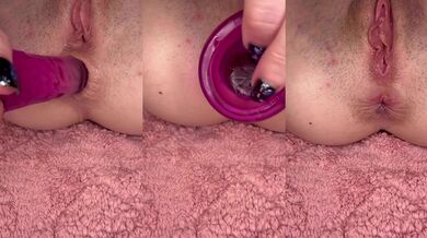 Close Up: Anal Training Continues!