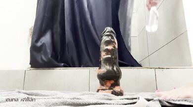 Getting my ass ready for the GANG BANG. Warming up in the shower.(FULL VIDEO)