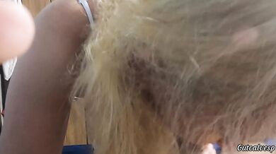 A lonely blonde woman misses sex and decides to have sex with her friend.