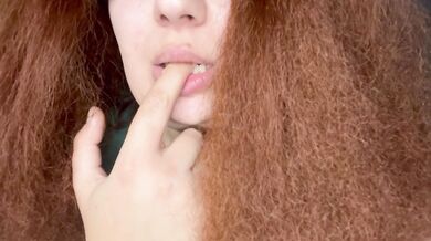 Just my finger