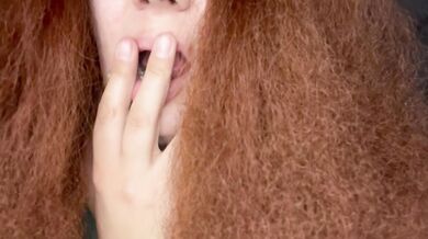 Just my finger