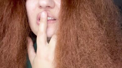 Just my finger