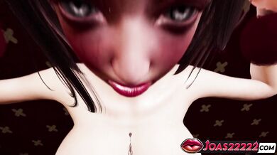 Animation of Sexy Girl Madeleine in Nylon - Dive into POV Anal Doggystyle Sex with Moans and Missionary Press on the Floor Ending with Creampie