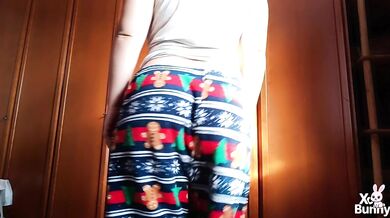 Walking and farting in cozy pajamas