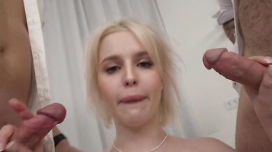 First double penetration for busty blonde Eliz Benson • Nick Morris