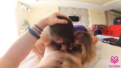 Double blowjob on a new camera