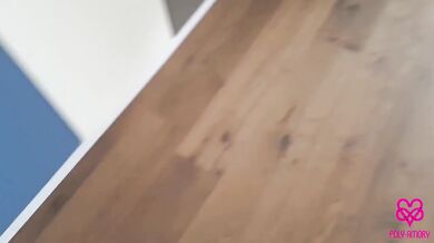 Sweet balls sucking from two girls POV