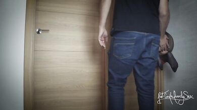 My first cuckold experience with a sex swing!! A tinder fantasy with a stranger! Two creampies