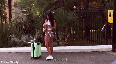 Picked up a cute girl on the street and fucked her for money