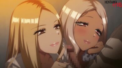 Hentai about how a lucky guy was settled in a women's dorm with 5 beauties and every day he spills tons of sperm in a harem with sexy bitches.