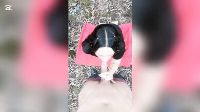 Unknown young Women is excited to fuck me in they woods