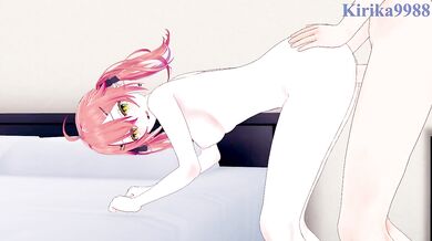 Shishido Akari and I have intense sex in the bedroom. - Nijisanji VTuber Hentai