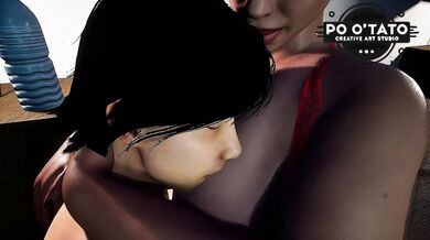 Tan Big Ass MILF Romantic Sex Ends In Creampie By Stud | MILF | 3D Animated
