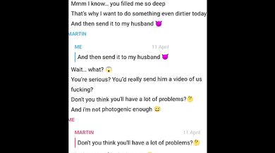 I'm Fucking an 18yo Fan Bareback & Sending It to My Husband at Work