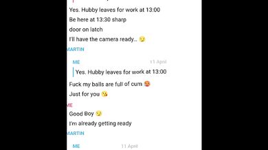 I'm Fucking an 18yo Fan Bareback & Sending It to My Husband at Work