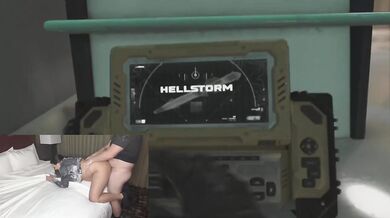 Gamer MILF Anycia Plays COD While Hubby Pounds Her Fat Ass Doggy!