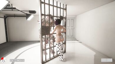 A werewolf with a giant dick stretches Kira's tight ass. 3D Hentai Game