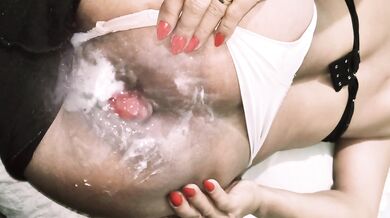 The horny MILF had her ass sodomized and ripped open, leaving her with an incredible anal opening.